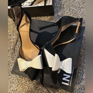 INC heels w bow and bling super cute